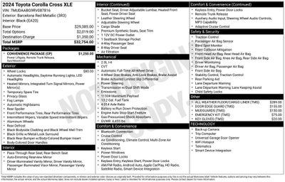 2024 Toyota Corolla Cross XLE
