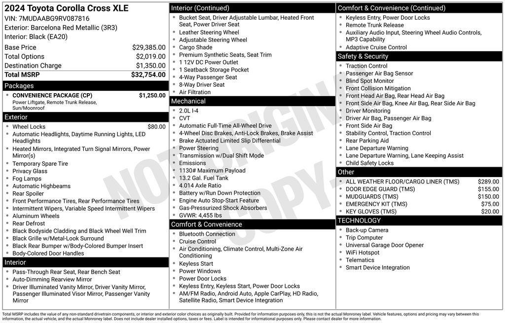 2024 Toyota Corolla Cross XLE