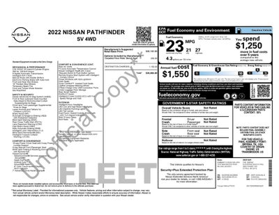2022 Nissan Pathfinder SV