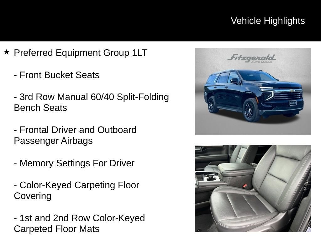 2025 Chevrolet Tahoe LT