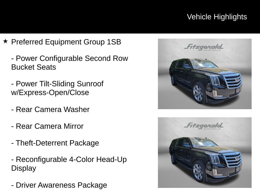 2018 Cadillac Escalade ESV Luxury