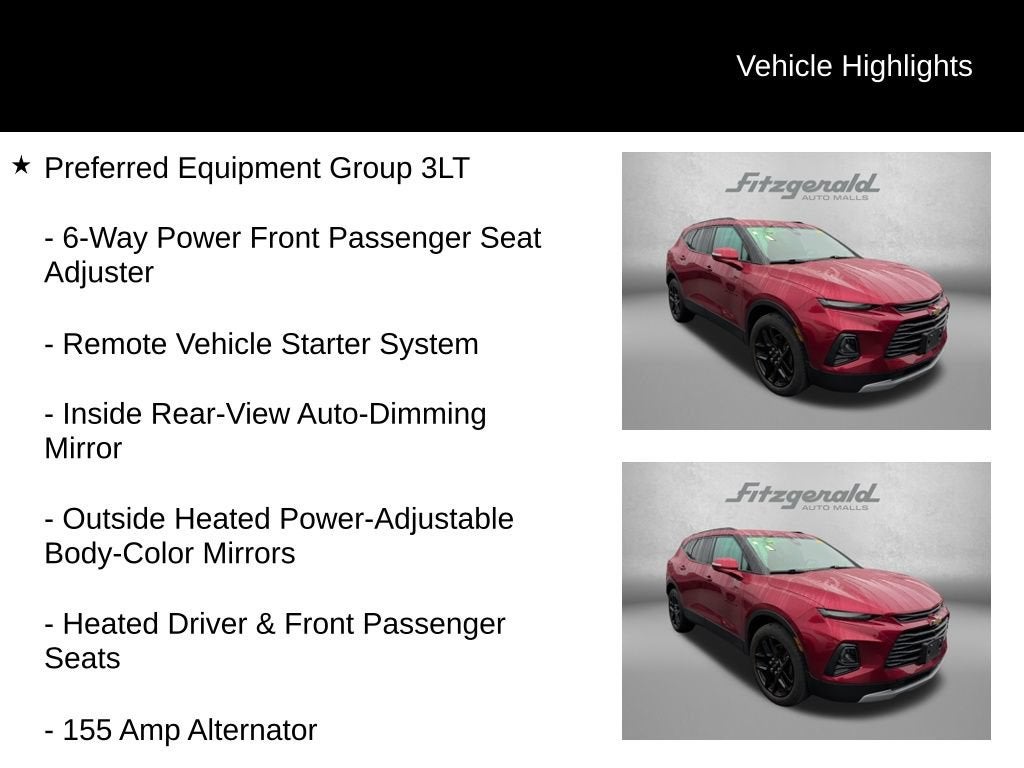 2019 Chevrolet Blazer 4DR FWD LT