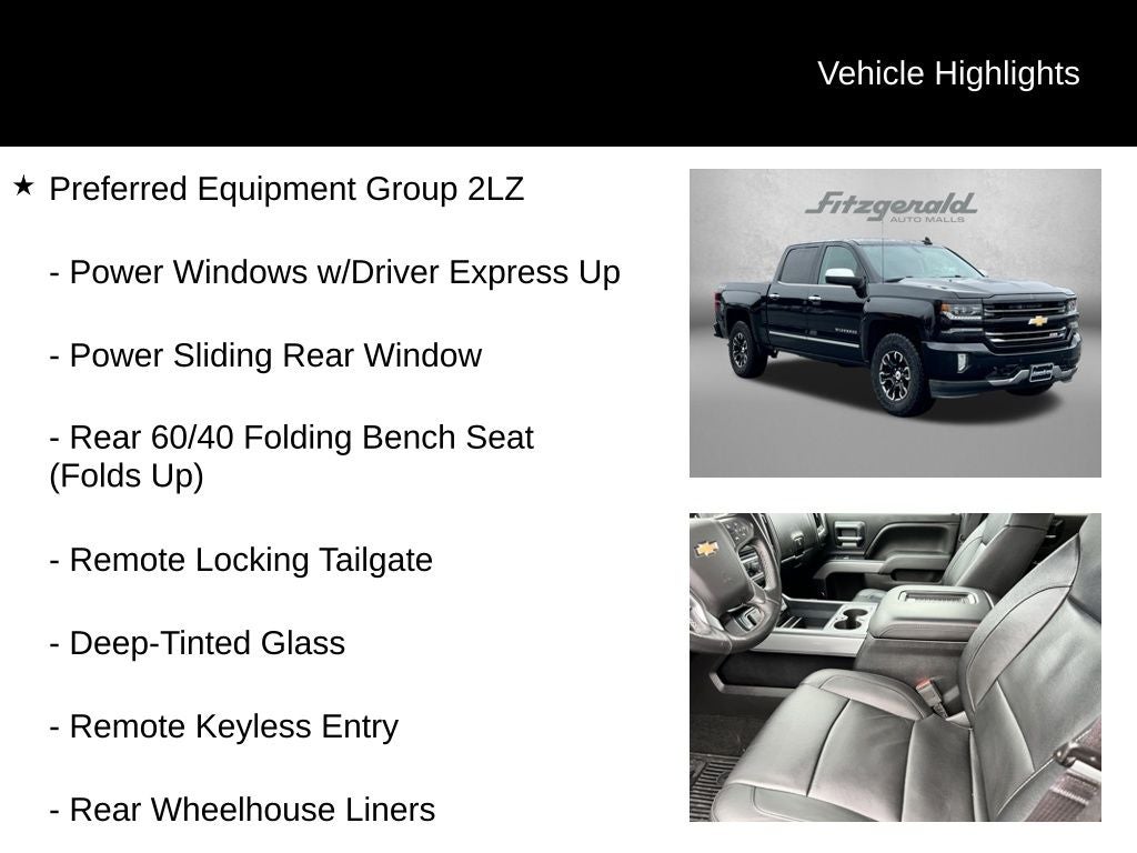 2016 Chevrolet Silverado 1500 LTZ