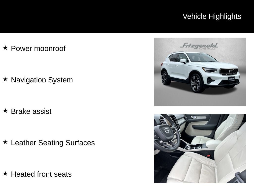 2023 Volvo XC40 Plus Bright Theme